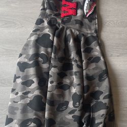 Camo Shark Bape Hoodie 