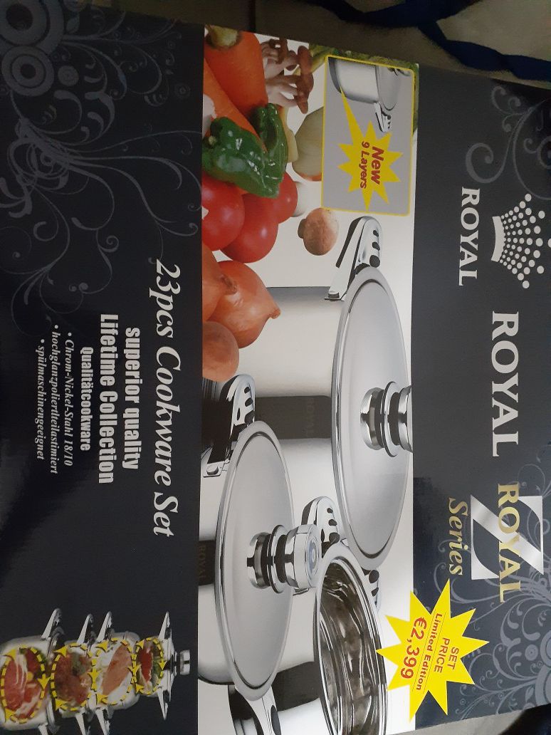 ROYAL Z Series (23 piece) Cookware Set