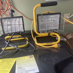2 Work light 1 brand new 1 used very good condition 