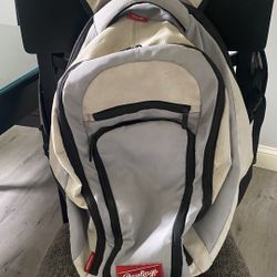 Rawlings softball/baseball Grey Backpack