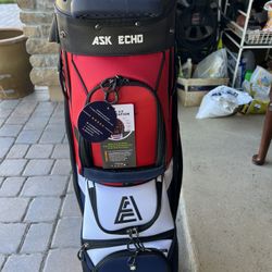 ASK ECHO T-Lock Golf Bag With 14 Way Organizer Divider 