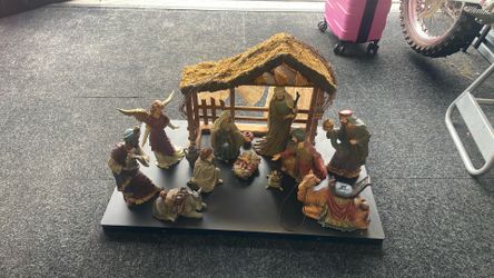 Costco nativity set