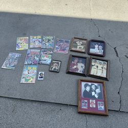 Antique  Baseball Cards  1985 Pete Rose Signed Autographs Poster With Cards Comic Books