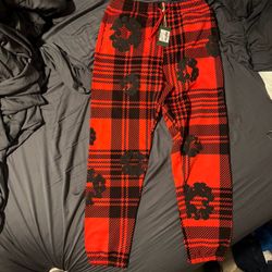 Denim tears cotton wreath pattern sweatpants