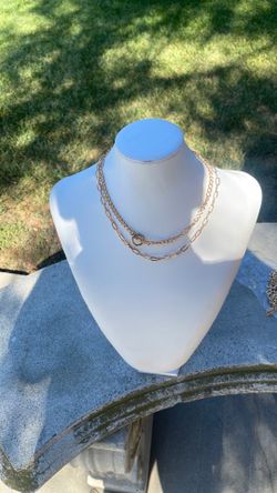 Paper clip necklaces
