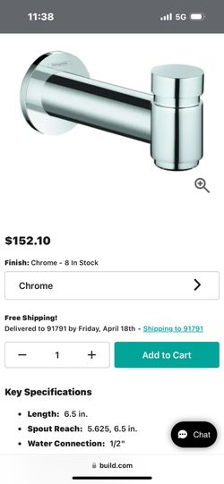 Hansgrohe Talis S Tub Spout With Driver