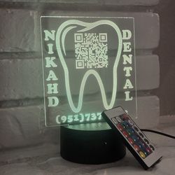 Personalized Acrylic Night Light 