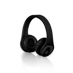 Wholesale Lot of 8 Vibe Wireless Headphones with FM & 3.5mm Jack – Black – Back to School