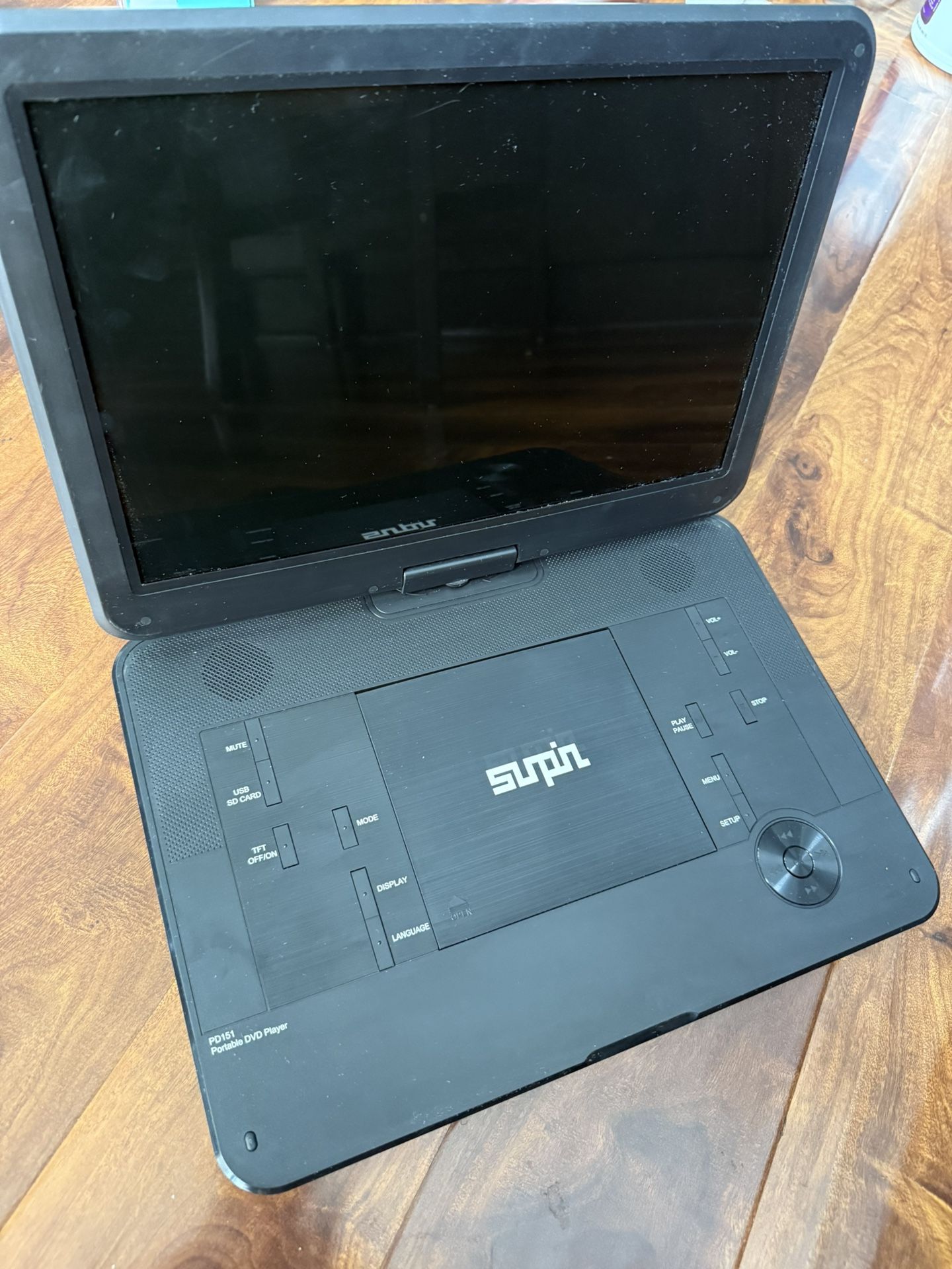SUPIN PD151 Portable DVD Player (No Battery, No Charger, No Remote)