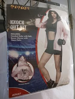 Knock Out Kit costume adult (size MD/LG 10/14)