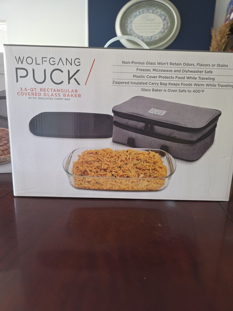 Wolfgang puck glass baker