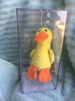 Rare Ty beanie babies Quackers duck