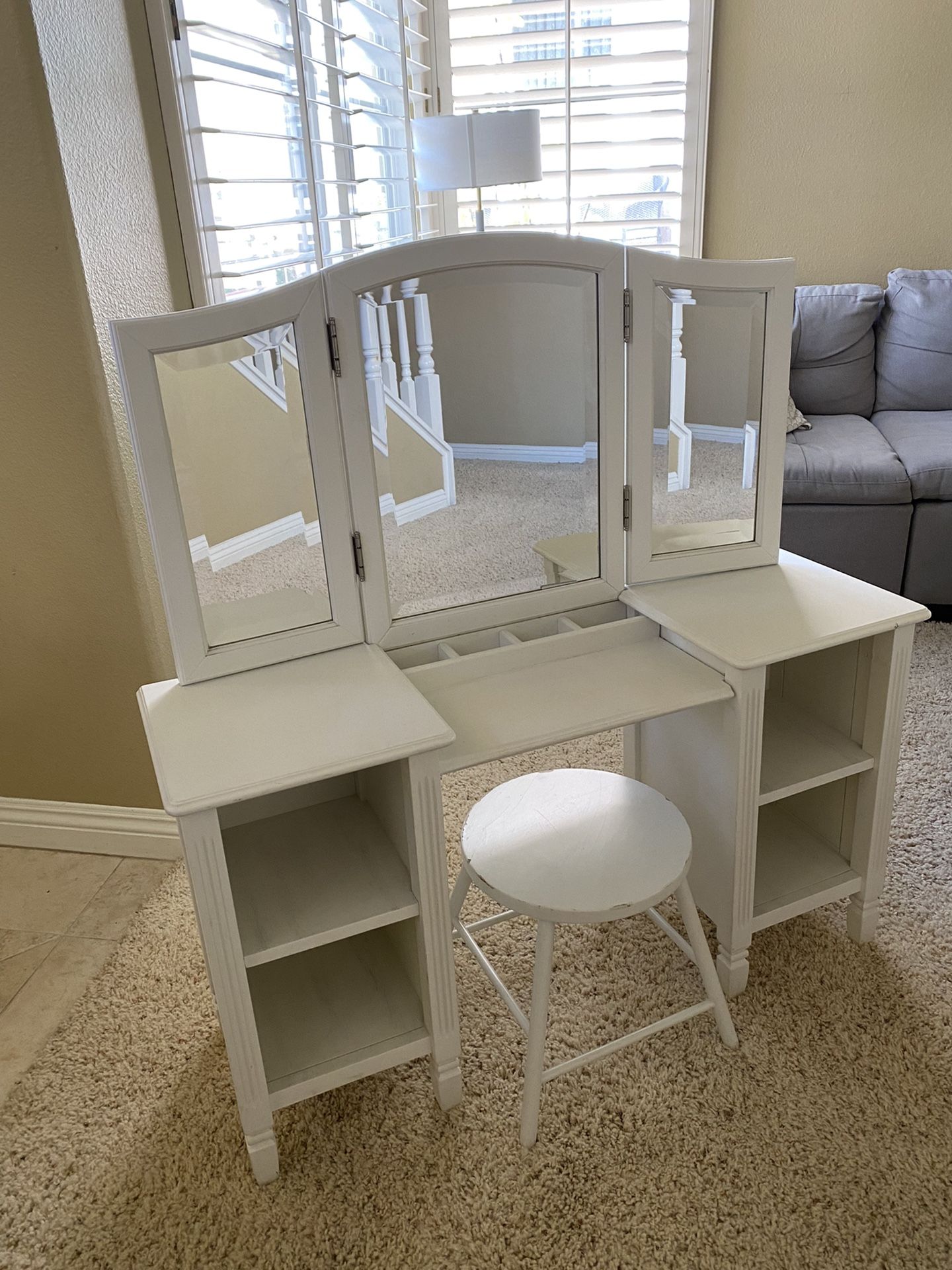 Pottery Barn Kids Wood Vanity Play Table