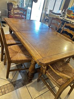 Dinning table and chairs
