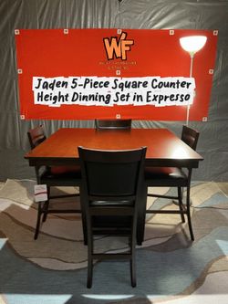 Jaden 5 Piece Dinning Set in Expresso