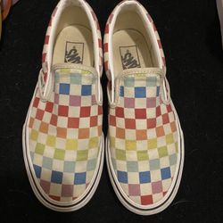 Rainbow Slip On Vans 