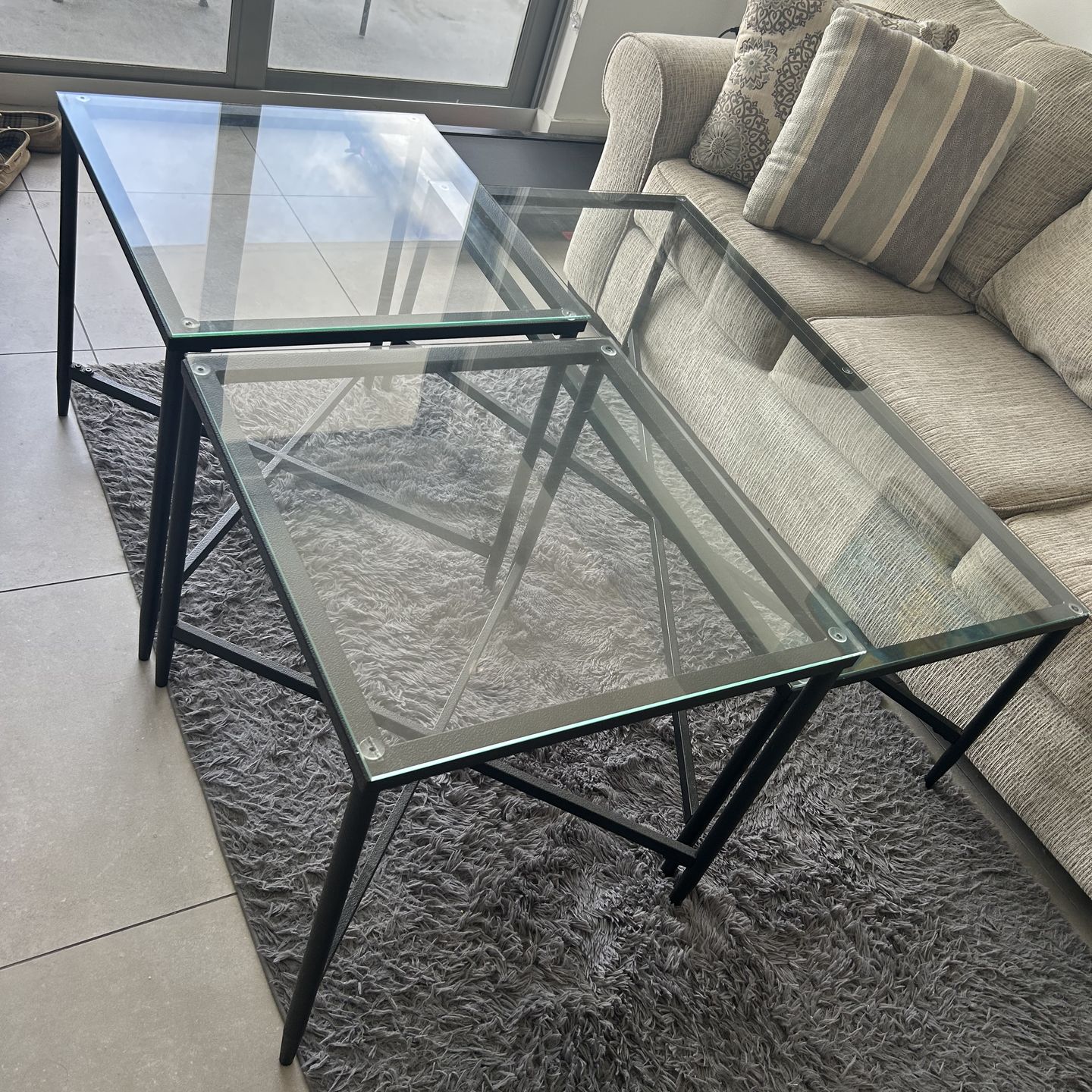 Coffee Table & 2 End Tables