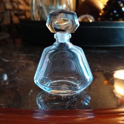small vintage crystal perfume bottle