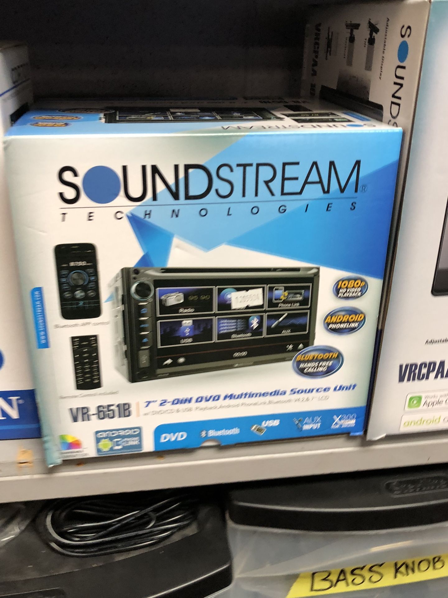 Soundstream Double Din Bluetooth Stereo On Sale Today For 89.99