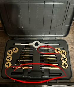 Tap and Die Set with Case