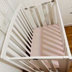 Baby Crib With Matress 