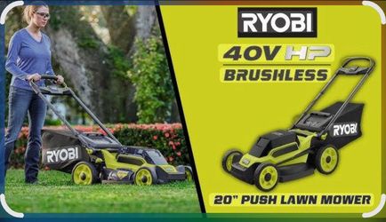 Ryobi 40v battery powered self propelled lawnmower