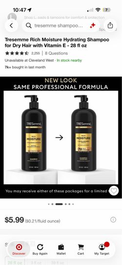 TRESemmé Rich Moisture Shampoo 28 fl oz