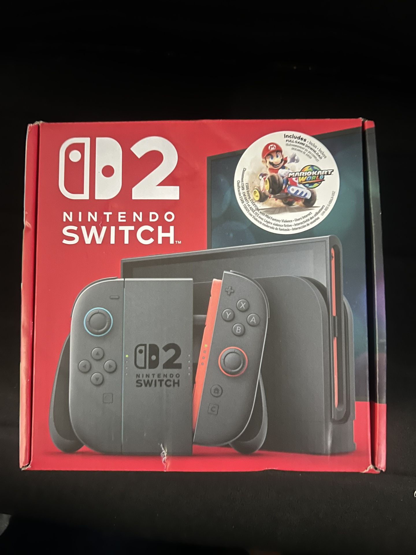 Sealed Launch Nintendo Switch 2 Mario Kart Bundle