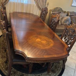 Dining Table With Six Chairs 