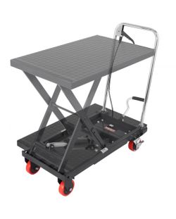 VEVOR Hydraulic Lift Table Cart, 500lbs load capacity