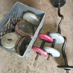 Weights And Curling Bar