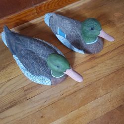 2 Ceramic Ducks