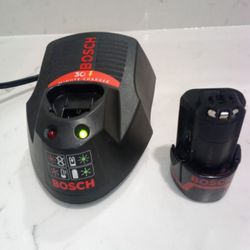 BOSCH BATTERY AND CHARGER 