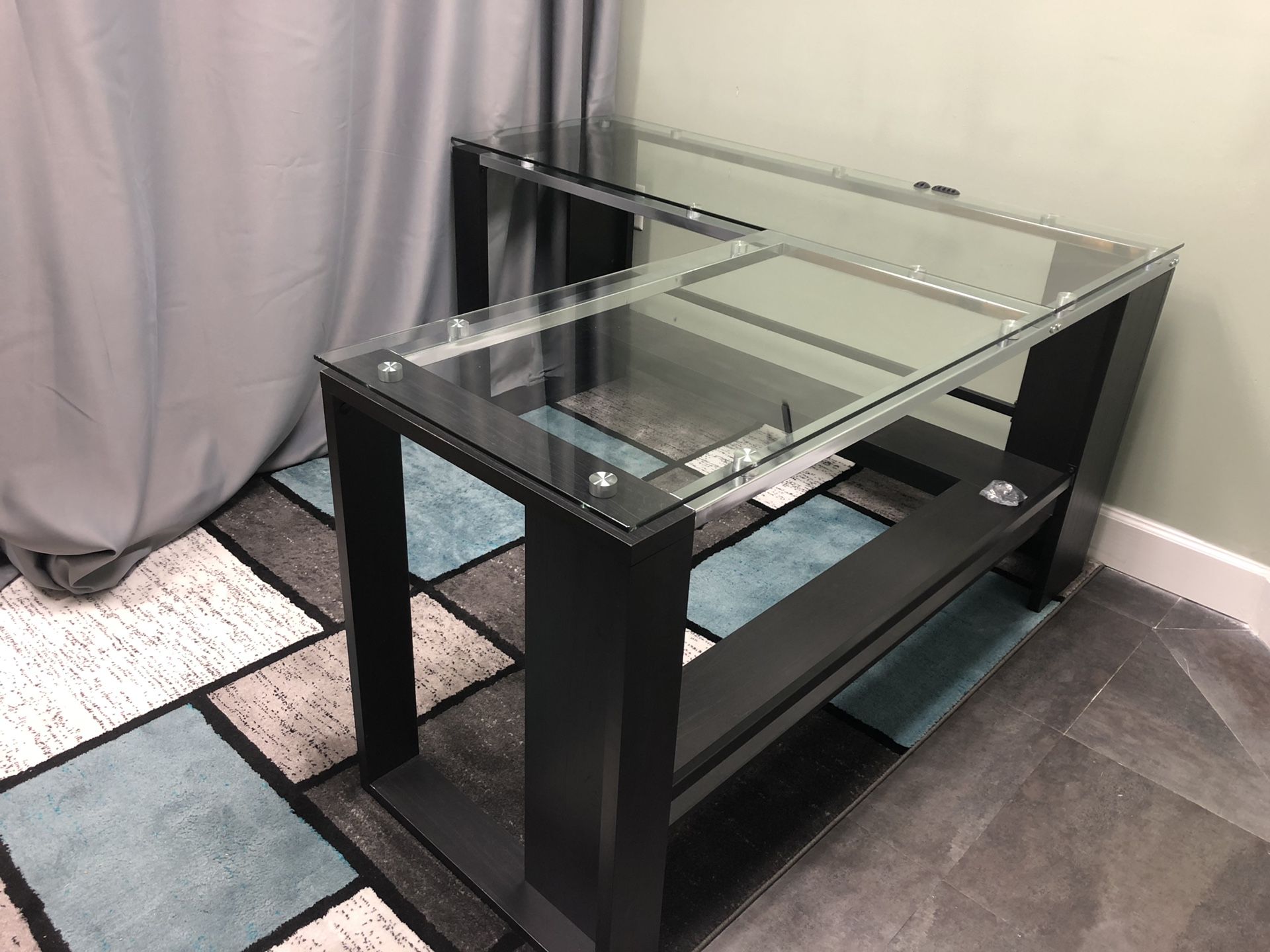 Whalen Jasper L-Desk, Espresso