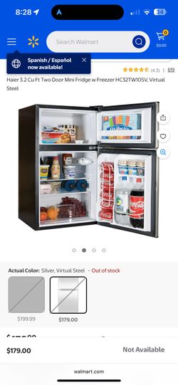 Haier Mini Fridge With Freezer