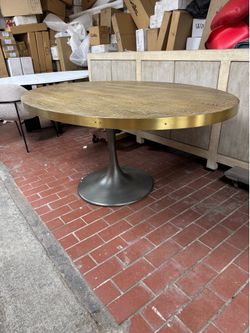 Brand new 72inch four hands MCM style dining table