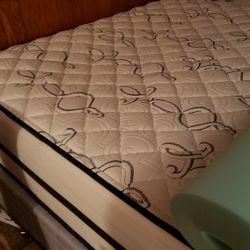 Almost Brand New Queen Size Firm Mattress & Box Spring