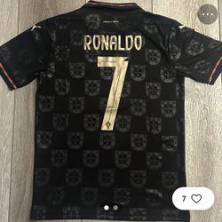Soccer  Ronaldo Portugal adults player version special edition black kids and adults player version Jerseys jersey Ronaldo futbol Portugal 🇵🇹 Messi 