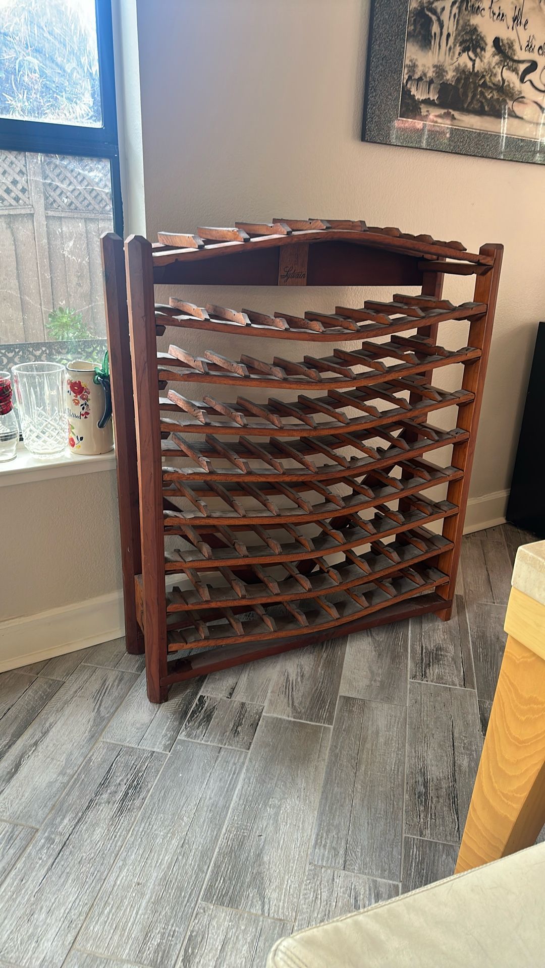 Free Wooded Wine Rack