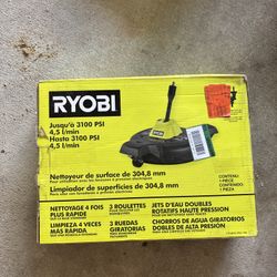 RYOBI 12" 3100PSI Electric Pressure Washer Surface Cleaner Attachment RY31SC312