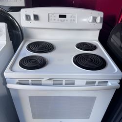 Ge Stove Electric White
