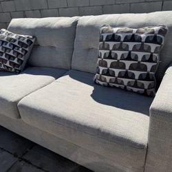 Two Semi new Gray sofa Set