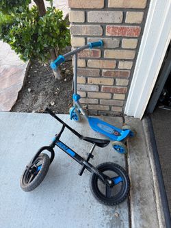 Kids Balance Bike and Scooter Bundle