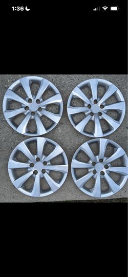 Winjet WJ-5112-16 16” Metallic Hubcaps Wheel Covers Set of 4 Snap On