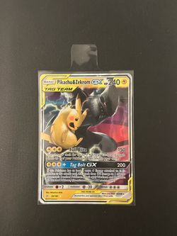 Pikachu & Zekrom Gx tag team 33/181