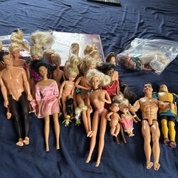 1966 Barbie Doll And Ken With Furniture Toys And Clothing For Barbies