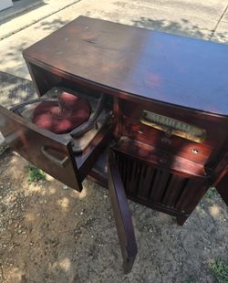 Old Crowley radio record player not working display piece