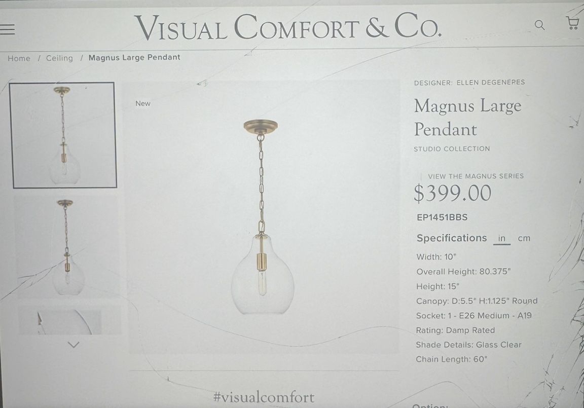  Magnus Large Pendant Light 