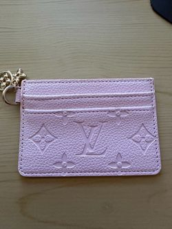 Pink card holder