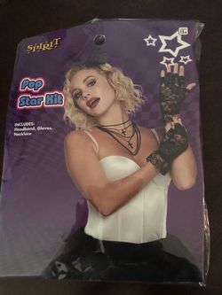 Madonna or 80’s Halloween Costume with Accessories
